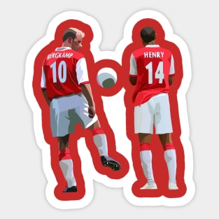 Dennis Bergkamp & Thierry Henry Sticker